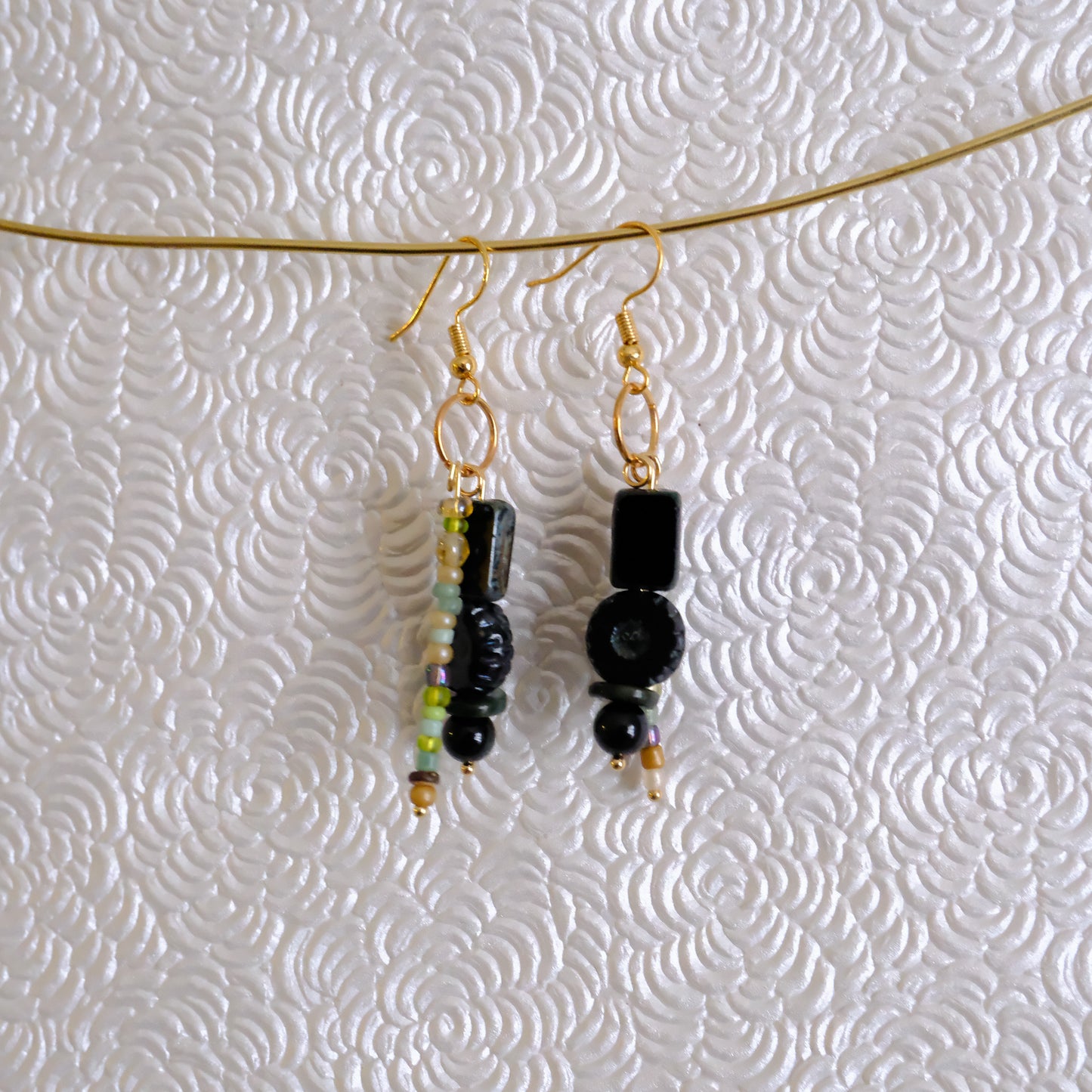Hematite earrings