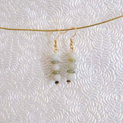 Pastel Jade Drop earrings