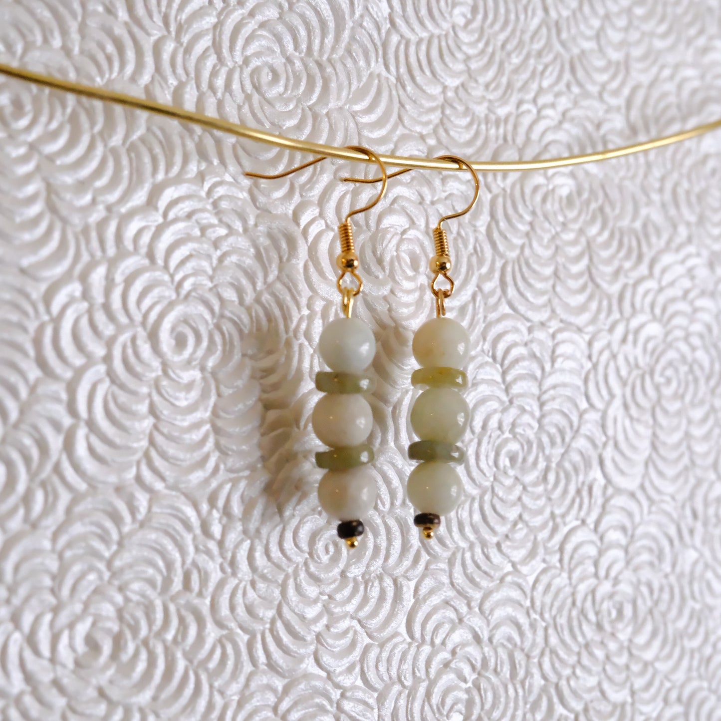 Pastel Jade Drop earrings